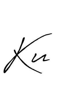 Make a beautiful signature design for name Ku. With this signature (Antro_Vectra_Bolder) style, you can create a handwritten signature for free. Ku signature style 7 images and pictures png