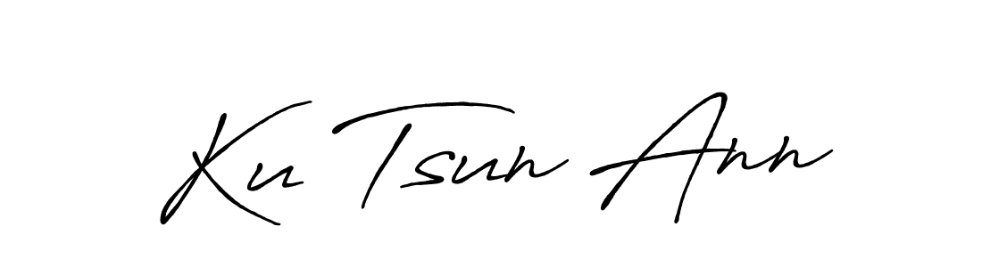 Also You can easily find your signature by using the search form. We will create Ku Tsun Ann name handwritten signature images for you free of cost using Antro_Vectra_Bolder sign style. Ku Tsun Ann signature style 7 images and pictures png