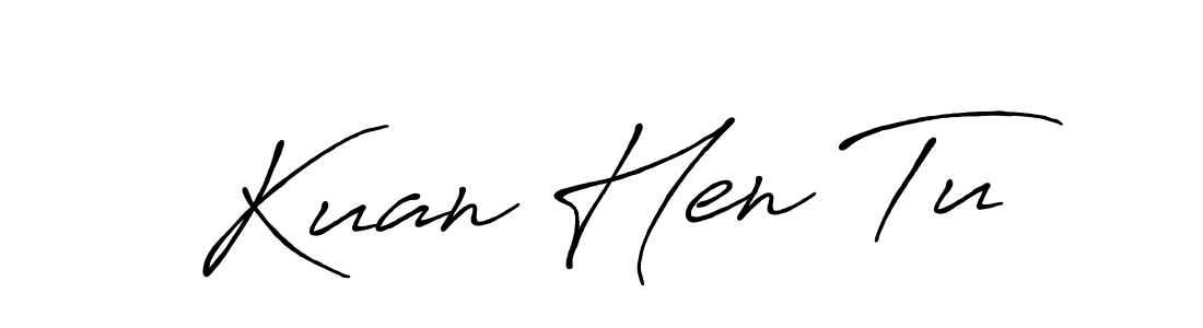 This is the best signature style for the Kuan Hen Tu name. Also you like these signature font (Antro_Vectra_Bolder). Mix name signature. Kuan Hen Tu signature style 7 images and pictures png