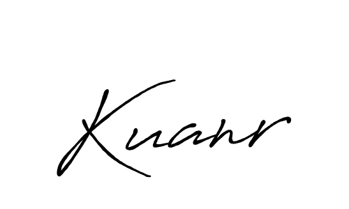 Kuanr stylish signature style. Best Handwritten Sign (Antro_Vectra_Bolder) for my name. Handwritten Signature Collection Ideas for my name Kuanr. Kuanr signature style 7 images and pictures png