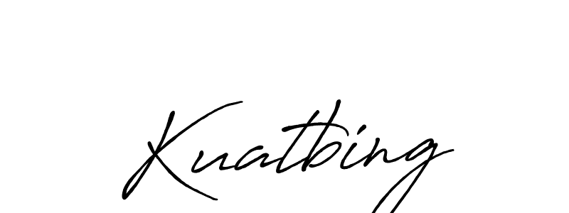 Also You can easily find your signature by using the search form. We will create Kuatbing name handwritten signature images for you free of cost using Antro_Vectra_Bolder sign style. Kuatbing signature style 7 images and pictures png