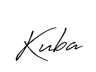 Use a signature maker to create a handwritten signature online. With this signature software, you can design (Antro_Vectra_Bolder) your own signature for name Kuba. Kuba signature style 7 images and pictures png