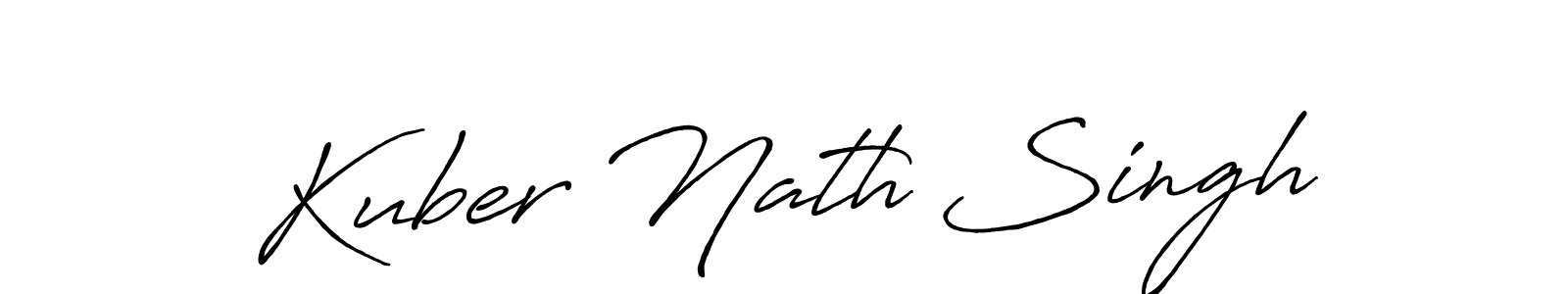 Also You can easily find your signature by using the search form. We will create Kuber Nath Singh name handwritten signature images for you free of cost using Antro_Vectra_Bolder sign style. Kuber Nath Singh signature style 7 images and pictures png