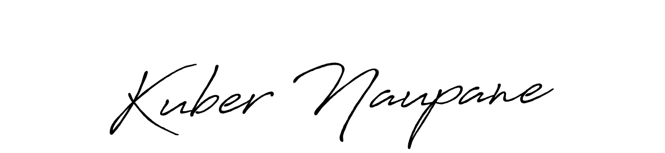 Design your own signature with our free online signature maker. With this signature software, you can create a handwritten (Antro_Vectra_Bolder) signature for name Kuber Naupane. Kuber Naupane signature style 7 images and pictures png