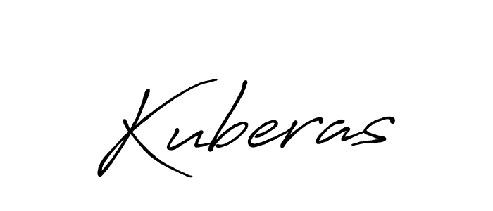 Create a beautiful signature design for name Kuberas. With this signature (Antro_Vectra_Bolder) fonts, you can make a handwritten signature for free. Kuberas signature style 7 images and pictures png