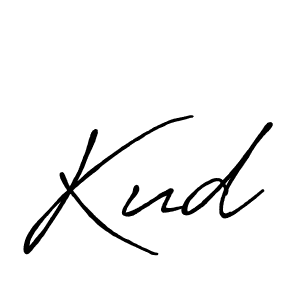 Make a beautiful signature design for name Kud. With this signature (Antro_Vectra_Bolder) style, you can create a handwritten signature for free. Kud signature style 7 images and pictures png