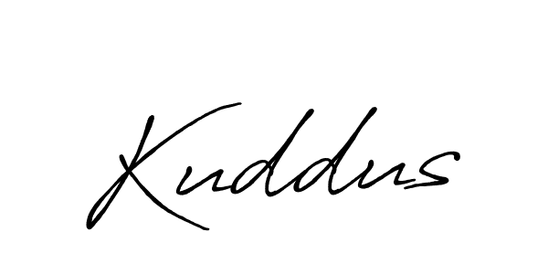 Also we have Kuddus name is the best signature style. Create professional handwritten signature collection using Antro_Vectra_Bolder autograph style. Kuddus signature style 7 images and pictures png