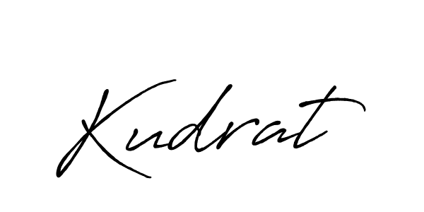 Design your own signature with our free online signature maker. With this signature software, you can create a handwritten (Antro_Vectra_Bolder) signature for name Kudrat. Kudrat signature style 7 images and pictures png