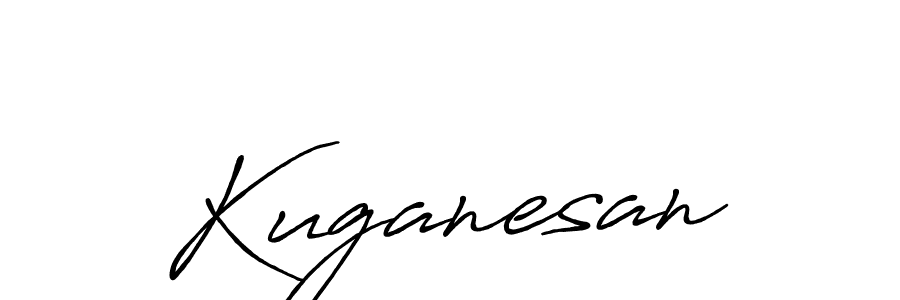 Use a signature maker to create a handwritten signature online. With this signature software, you can design (Antro_Vectra_Bolder) your own signature for name Kuganesan. Kuganesan signature style 7 images and pictures png