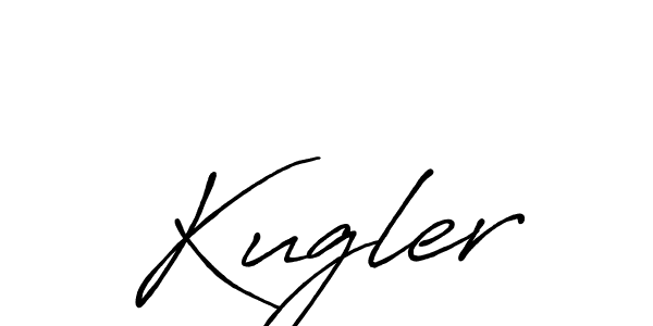 Design your own signature with our free online signature maker. With this signature software, you can create a handwritten (Antro_Vectra_Bolder) signature for name Kugler. Kugler signature style 7 images and pictures png