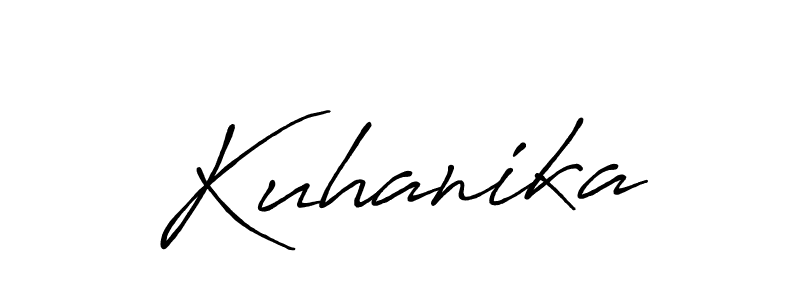 Kuhanika stylish signature style. Best Handwritten Sign (Antro_Vectra_Bolder) for my name. Handwritten Signature Collection Ideas for my name Kuhanika. Kuhanika signature style 7 images and pictures png