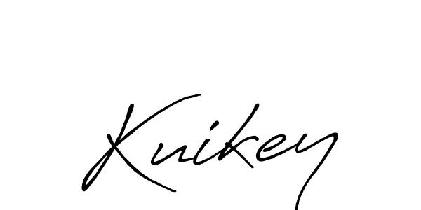 Design your own signature with our free online signature maker. With this signature software, you can create a handwritten (Antro_Vectra_Bolder) signature for name Kuikey. Kuikey signature style 7 images and pictures png