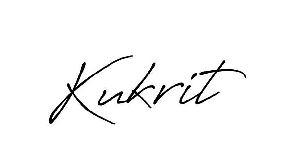 Design your own signature with our free online signature maker. With this signature software, you can create a handwritten (Antro_Vectra_Bolder) signature for name Kukrit. Kukrit signature style 7 images and pictures png