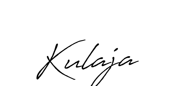 Make a beautiful signature design for name Kulaja. With this signature (Antro_Vectra_Bolder) style, you can create a handwritten signature for free. Kulaja signature style 7 images and pictures png