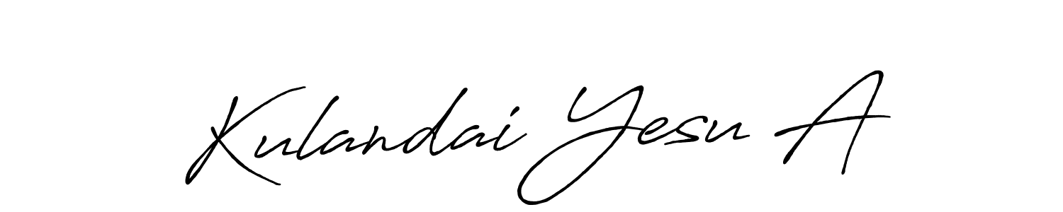 Antro_Vectra_Bolder is a professional signature style that is perfect for those who want to add a touch of class to their signature. It is also a great choice for those who want to make their signature more unique. Get Kulandai Yesu A name to fancy signature for free. Kulandai Yesu A signature style 7 images and pictures png