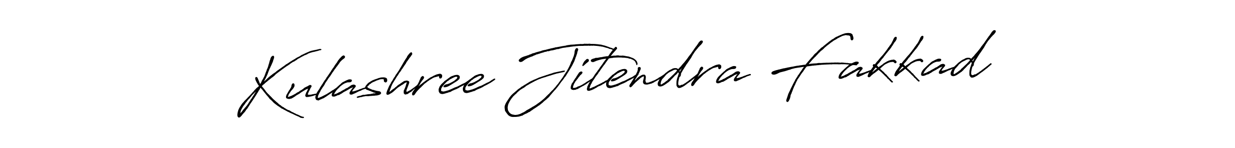Design your own signature with our free online signature maker. With this signature software, you can create a handwritten (Antro_Vectra_Bolder) signature for name Kulashree Jitendra Fakkad. Kulashree Jitendra Fakkad signature style 7 images and pictures png
