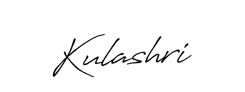 Use a signature maker to create a handwritten signature online. With this signature software, you can design (Antro_Vectra_Bolder) your own signature for name Kulashri. Kulashri signature style 7 images and pictures png