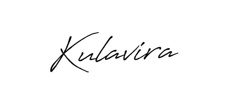 Also we have Kulavira name is the best signature style. Create professional handwritten signature collection using Antro_Vectra_Bolder autograph style. Kulavira signature style 7 images and pictures png