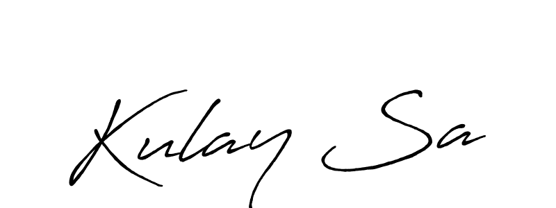 Make a beautiful signature design for name Kulay Sa. With this signature (Antro_Vectra_Bolder) style, you can create a handwritten signature for free. Kulay Sa signature style 7 images and pictures png
