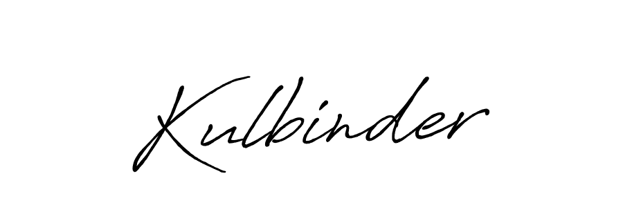 Create a beautiful signature design for name Kulbinder. With this signature (Antro_Vectra_Bolder) fonts, you can make a handwritten signature for free. Kulbinder signature style 7 images and pictures png