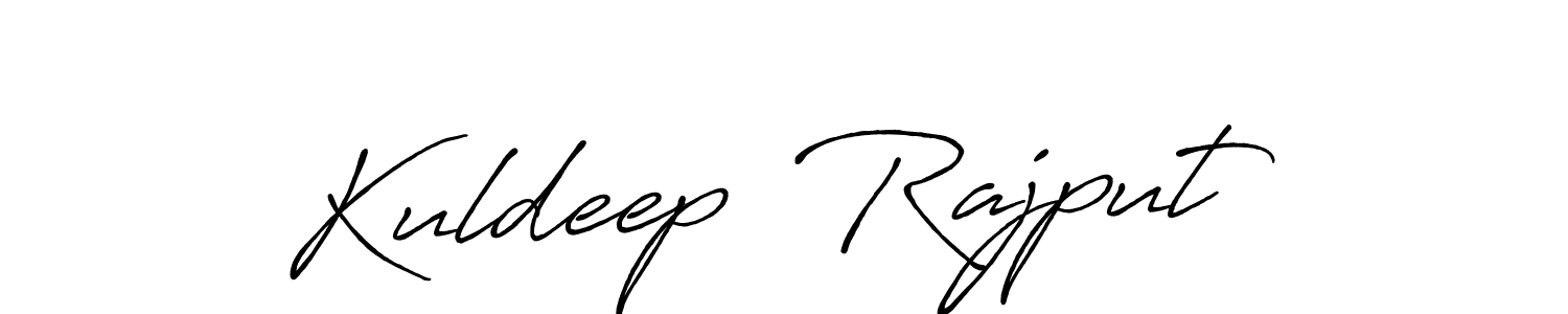 This is the best signature style for the Kuldeep  Rajput name. Also you like these signature font (Antro_Vectra_Bolder). Mix name signature. Kuldeep  Rajput signature style 7 images and pictures png