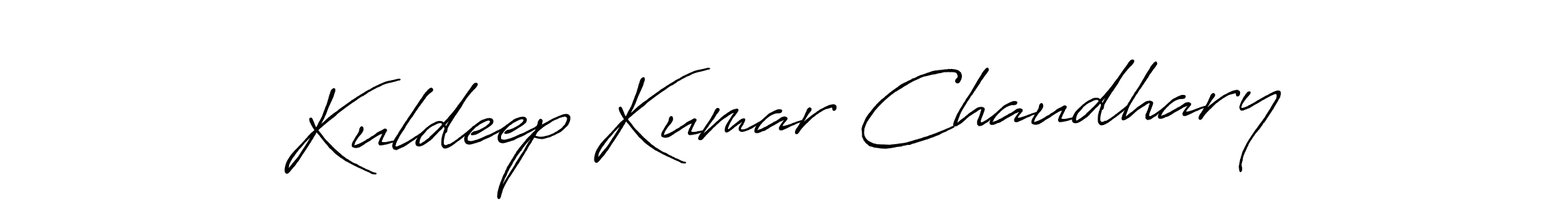 How to make Kuldeep Kumar Chaudhary signature? Antro_Vectra_Bolder is a professional autograph style. Create handwritten signature for Kuldeep Kumar Chaudhary name. Kuldeep Kumar Chaudhary signature style 7 images and pictures png