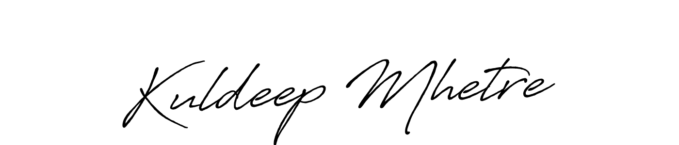 It looks lik you need a new signature style for name Kuldeep Mhetre. Design unique handwritten (Antro_Vectra_Bolder) signature with our free signature maker in just a few clicks. Kuldeep Mhetre signature style 7 images and pictures png