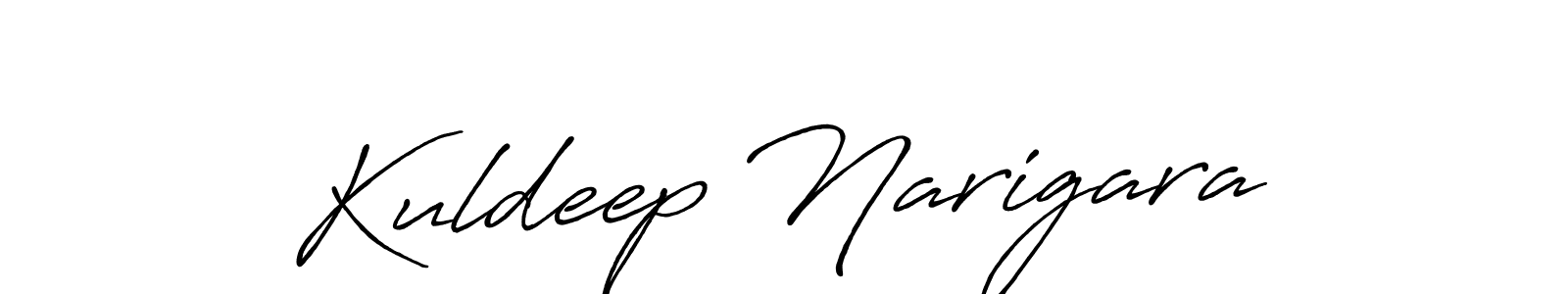 How to make Kuldeep Narigara signature? Antro_Vectra_Bolder is a professional autograph style. Create handwritten signature for Kuldeep Narigara name. Kuldeep Narigara signature style 7 images and pictures png