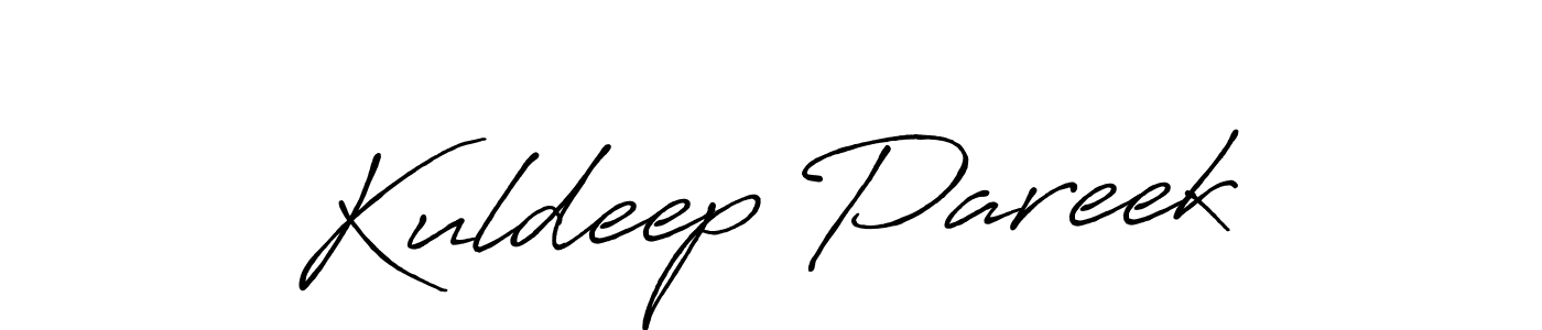 Kuldeep Pareek stylish signature style. Best Handwritten Sign (Antro_Vectra_Bolder) for my name. Handwritten Signature Collection Ideas for my name Kuldeep Pareek. Kuldeep Pareek signature style 7 images and pictures png