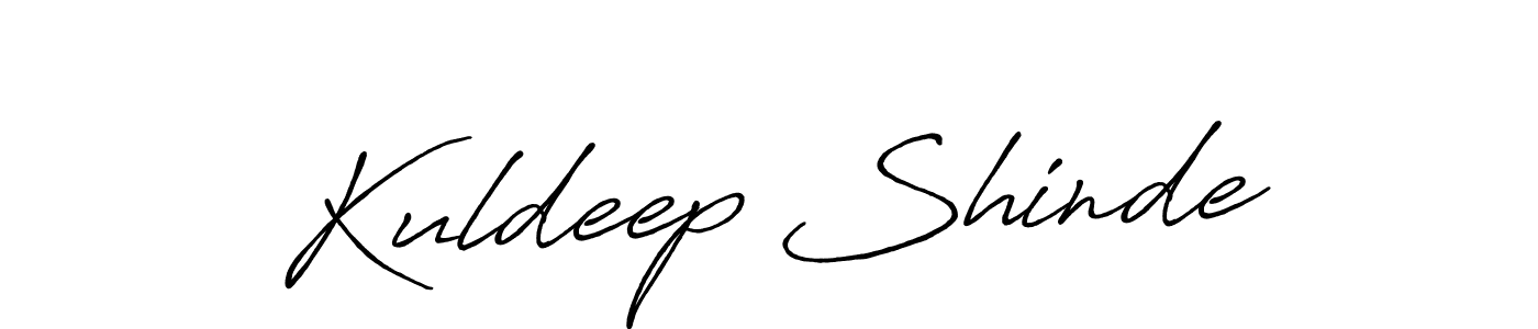 How to make Kuldeep Shinde name signature. Use Antro_Vectra_Bolder style for creating short signs online. This is the latest handwritten sign. Kuldeep Shinde signature style 7 images and pictures png