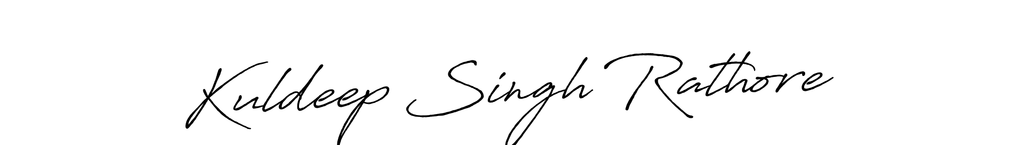 Create a beautiful signature design for name Kuldeep Singh Rathore. With this signature (Antro_Vectra_Bolder) fonts, you can make a handwritten signature for free. Kuldeep Singh Rathore signature style 7 images and pictures png