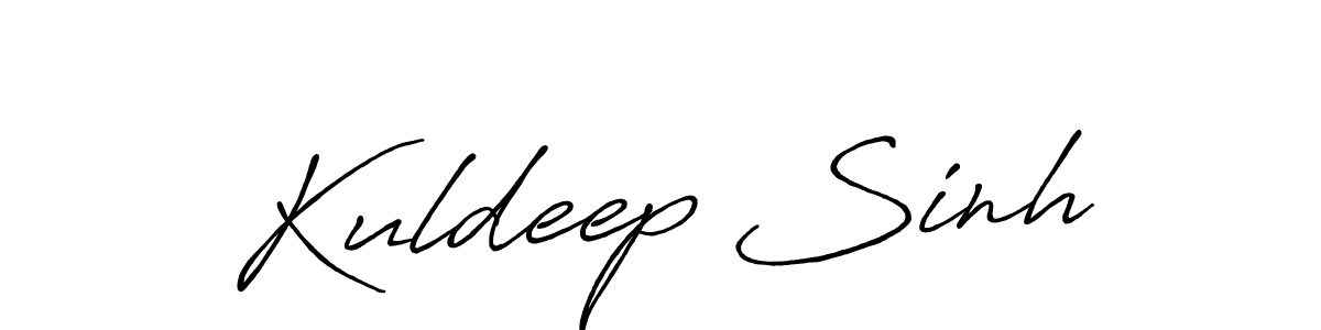 It looks lik you need a new signature style for name Kuldeep Sinh. Design unique handwritten (Antro_Vectra_Bolder) signature with our free signature maker in just a few clicks. Kuldeep Sinh signature style 7 images and pictures png