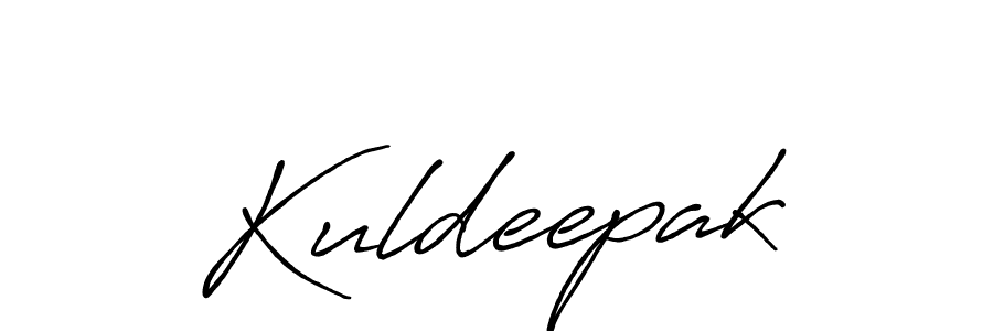 How to make Kuldeepak signature? Antro_Vectra_Bolder is a professional autograph style. Create handwritten signature for Kuldeepak name. Kuldeepak signature style 7 images and pictures png