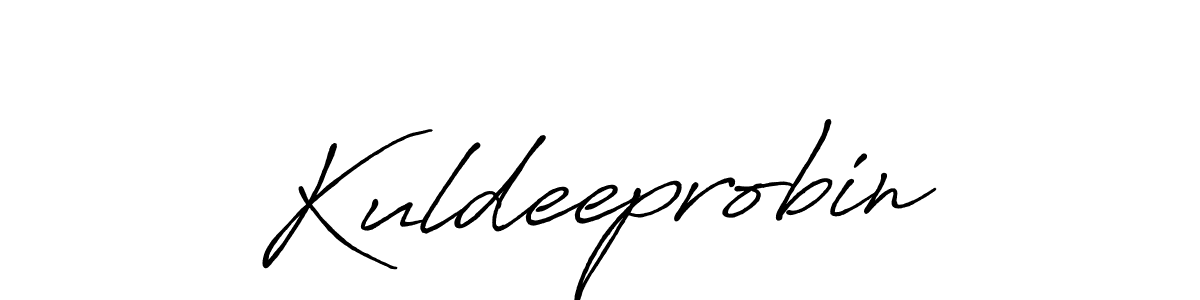Kuldeeprobin stylish signature style. Best Handwritten Sign (Antro_Vectra_Bolder) for my name. Handwritten Signature Collection Ideas for my name Kuldeeprobin. Kuldeeprobin signature style 7 images and pictures png