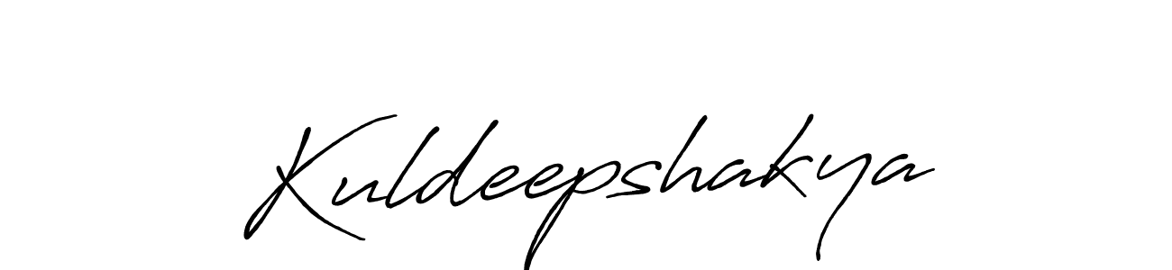 Create a beautiful signature design for name Kuldeepshakya. With this signature (Antro_Vectra_Bolder) fonts, you can make a handwritten signature for free. Kuldeepshakya signature style 7 images and pictures png