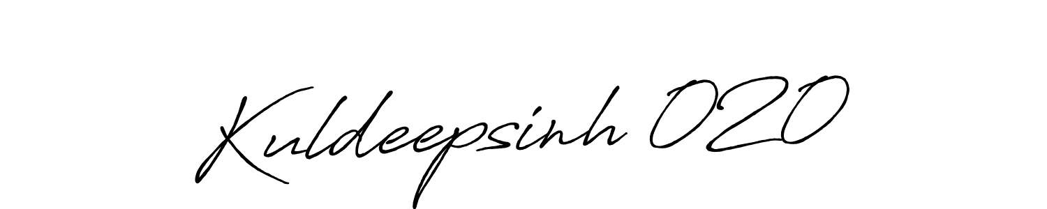 Design your own signature with our free online signature maker. With this signature software, you can create a handwritten (Antro_Vectra_Bolder) signature for name Kuldeepsinh 020. Kuldeepsinh 020 signature style 7 images and pictures png