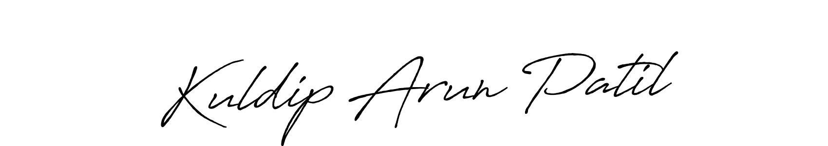 You should practise on your own different ways (Antro_Vectra_Bolder) to write your name (Kuldip Arun Patil) in signature. don't let someone else do it for you. Kuldip Arun Patil signature style 7 images and pictures png