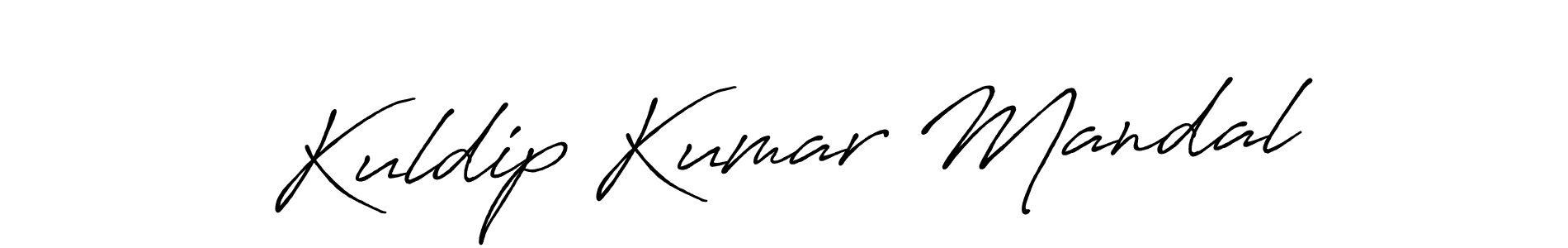 Design your own signature with our free online signature maker. With this signature software, you can create a handwritten (Antro_Vectra_Bolder) signature for name Kuldip Kumar Mandal. Kuldip Kumar Mandal signature style 7 images and pictures png