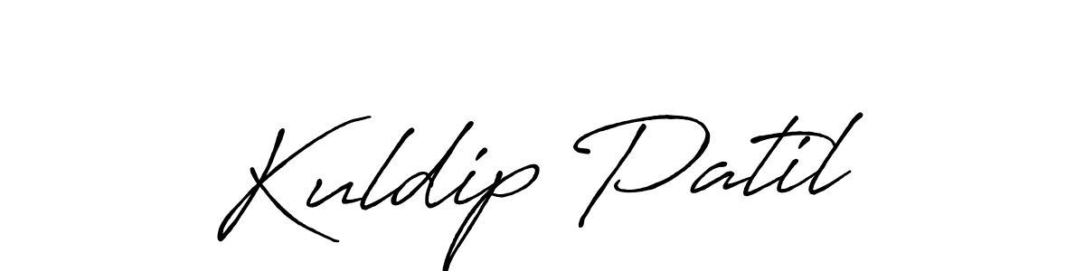 How to make Kuldip Patil signature? Antro_Vectra_Bolder is a professional autograph style. Create handwritten signature for Kuldip Patil name. Kuldip Patil signature style 7 images and pictures png