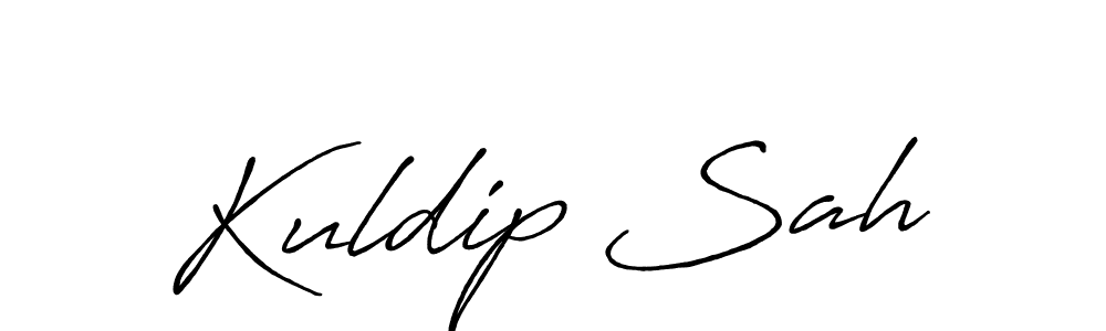 Also You can easily find your signature by using the search form. We will create Kuldip Sah name handwritten signature images for you free of cost using Antro_Vectra_Bolder sign style. Kuldip Sah signature style 7 images and pictures png