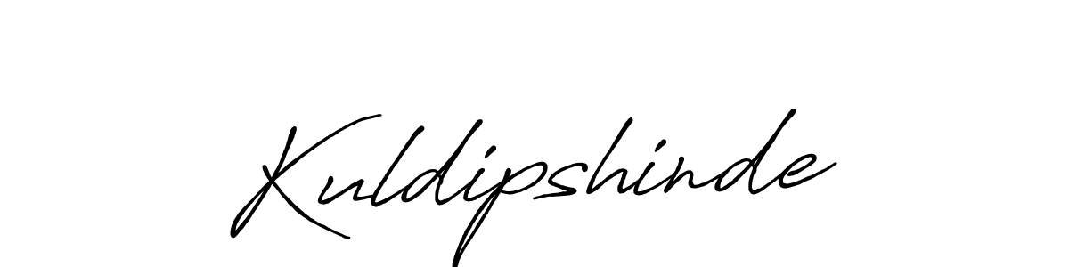 Also we have Kuldipshinde name is the best signature style. Create professional handwritten signature collection using Antro_Vectra_Bolder autograph style. Kuldipshinde signature style 7 images and pictures png