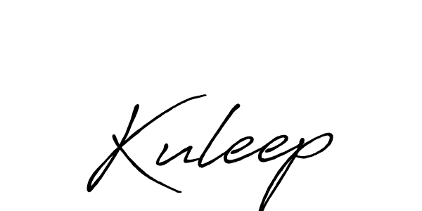 Also we have Kuleep name is the best signature style. Create professional handwritten signature collection using Antro_Vectra_Bolder autograph style. Kuleep signature style 7 images and pictures png