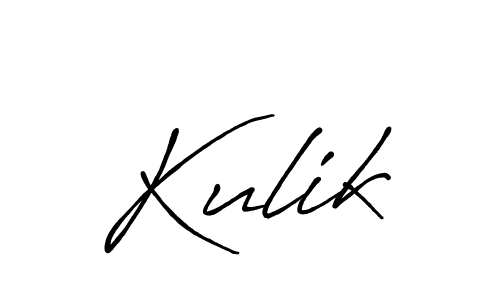 How to make Kulik signature? Antro_Vectra_Bolder is a professional autograph style. Create handwritten signature for Kulik name. Kulik signature style 7 images and pictures png