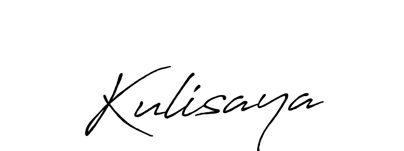 Once you've used our free online signature maker to create your best signature Antro_Vectra_Bolder style, it's time to enjoy all of the benefits that Kulisaya name signing documents. Kulisaya signature style 7 images and pictures png