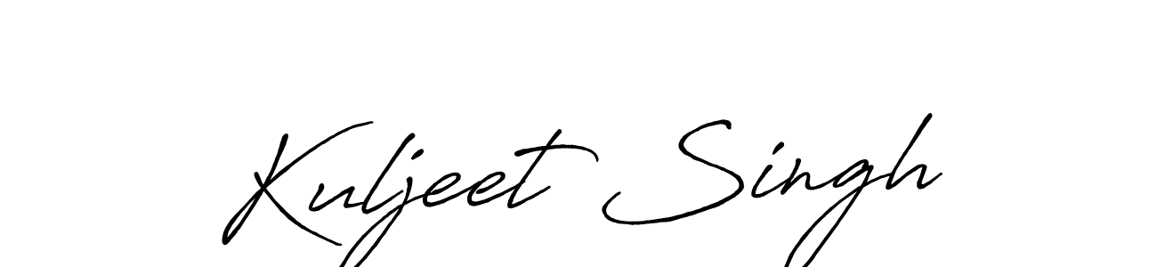 Kuljeet Singh stylish signature style. Best Handwritten Sign (Antro_Vectra_Bolder) for my name. Handwritten Signature Collection Ideas for my name Kuljeet Singh. Kuljeet Singh signature style 7 images and pictures png
