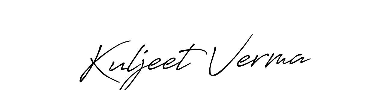 Once you've used our free online signature maker to create your best signature Antro_Vectra_Bolder style, it's time to enjoy all of the benefits that Kuljeet Verma name signing documents. Kuljeet Verma signature style 7 images and pictures png