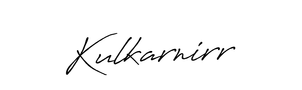 Design your own signature with our free online signature maker. With this signature software, you can create a handwritten (Antro_Vectra_Bolder) signature for name Kulkarnirr. Kulkarnirr signature style 7 images and pictures png