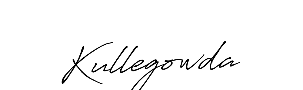 How to make Kullegowda signature? Antro_Vectra_Bolder is a professional autograph style. Create handwritten signature for Kullegowda name. Kullegowda signature style 7 images and pictures png