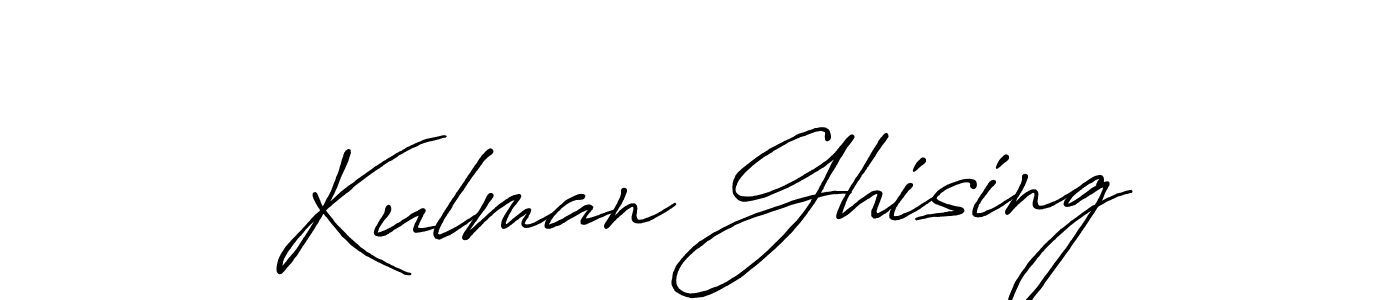if you are searching for the best signature style for your name Kulman Ghising. so please give up your signature search. here we have designed multiple signature styles  using Antro_Vectra_Bolder. Kulman Ghising signature style 7 images and pictures png