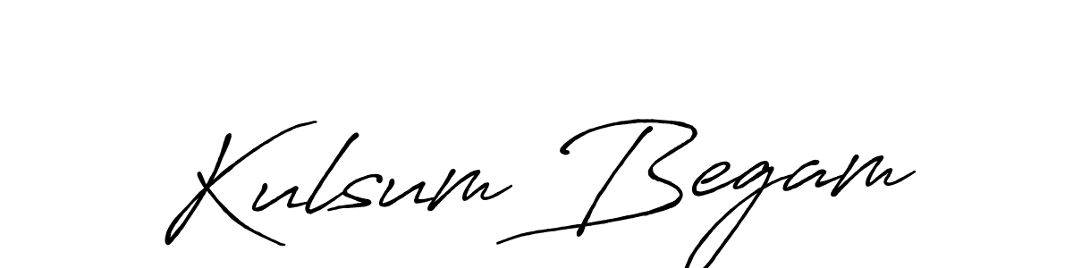The best way (Antro_Vectra_Bolder) to make a short signature is to pick only two or three words in your name. The name Kulsum Begam include a total of six letters. For converting this name. Kulsum Begam signature style 7 images and pictures png